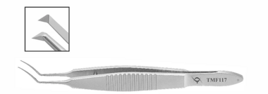 TMF117 Utrata Kapsuloreksis Pinseti, Əyri, Paslanmayan Polad