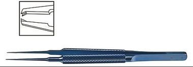 TMF431 Tennant Korneal Tikiş Pinseti 1x2, 0.1 mm, Düz, Titanium