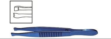 TMF918 Littauer həssas Kirpik tutucu Pinset, Titan