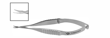 TMS104 Vannas Kapsulotomiya Qayçısı, əyri, 0.2 x 5.5 mm