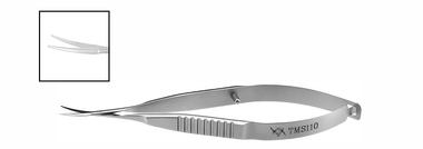 TMS110 McPherson Vannas Qayçı, əyri, 0.3 x 8.5 mm