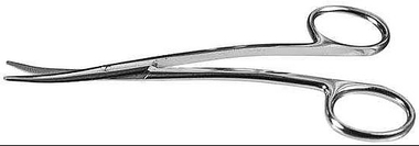 TMS610 Enukleasiya Qayçısı, əyri