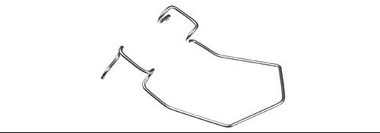 TMR203 Kratz-Barraquer Telvari Göz Qapağı Speculumu, Mat, Pediatrik